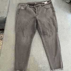 Seven7 Melissa McCarthy black pencil jeans